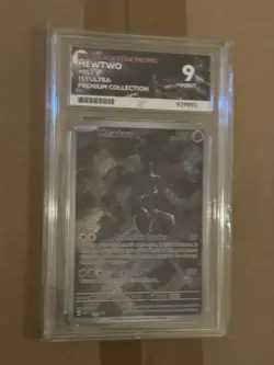 ACE 9 Mewtwo 052 Black Star Promo 2023 151 UPC Pokemon TCG (NOT PSA) - Image 1