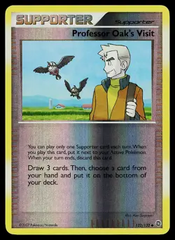 Pokemon Card - Professor Oak's Visit Secret Wonders 122/132 Reverse Holo - Image 1