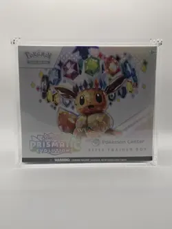 Pokemon Prismatic Evolutions Pokemon Center ETB - New & Sealed with Acrylic Case - Image 1