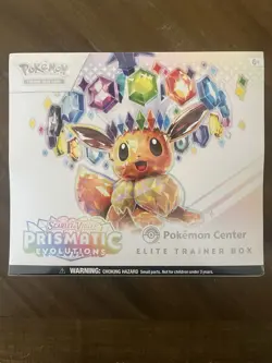 Pokemon TCG Prismatic Evolutions Pokemon Center ETB SEALED - Mint Condition - Image 1