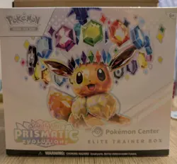 Prismatic Evolutions Pokemon TCG Elite Trainer Box ETB Sealed With Acrylic Case - Image 2