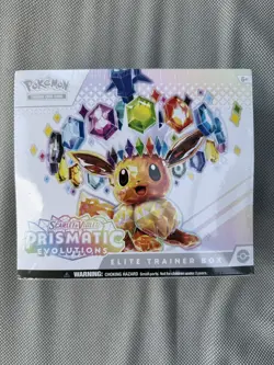 Pokemon TCG Prismatic Evolutions ETB Sealed - Eevee Promo and Boosters - Image 1