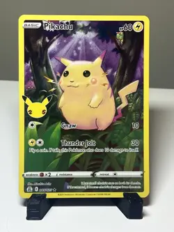 Pokemon Pikachu 005/025 Holo Rare Card Celebrations - Image 1