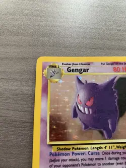 Pokemon Card Gengar Vintage Wotc TCG Fossil 5/62 Holo - Image 3