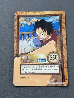 Luffy C112 Carddass Hyper Battle One Piece Bandai 2000 JP Vintage Card NM - Image 1