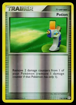 Pokemon Card - Potion Diamond and Pearl 118/130 Reverse Holo - Image 1