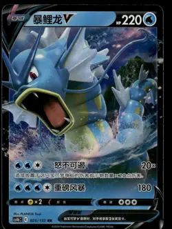 Pokemon Cards Gyarados-V 025/132 Nine Colors Gathering - Origin NM CHINESE - Image 1
