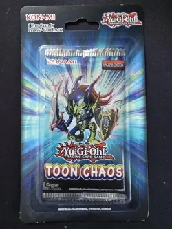 Yugioh Toon Chaos Blister Pack 7 Cards Konami Yu-Gi-Oh! Factory Sealed - Image 1