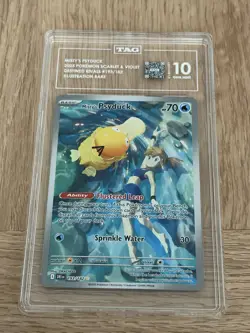 Pokemon TCG Misty's Psyduck 193/182 Destined Rivals TAG 10 | PERFECT Subgrades - Image 1