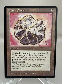 MTG Magic the Gathering Fellwar Stone (102/122) The Dark LP - Image 1