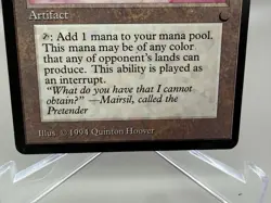 MTG Magic the Gathering Fellwar Stone (102/122) The Dark LP - Image 2