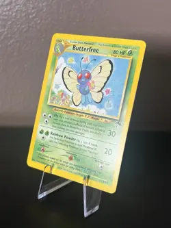 Pokemon Butterfree 9/18 Southern Islands Regular Rare LP 2001 WotC Promo Vintage - Image 4