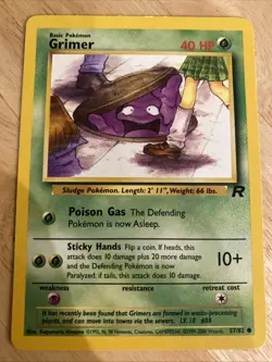 Grimer - 57/82 - Common - Team Rocket - Pokemon Card - Image 1