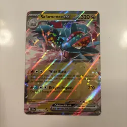 SALAMENCE EX 114/159 JOURNEY TOGETHER POKEMON (DOUBLE RARE, NM) - Image 1