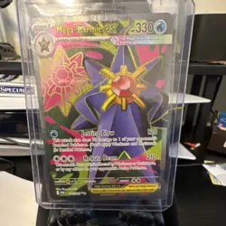 Pokemon Mega Starmie EX 102/088 Holo Stage 1 330 HP English Card - Image 1