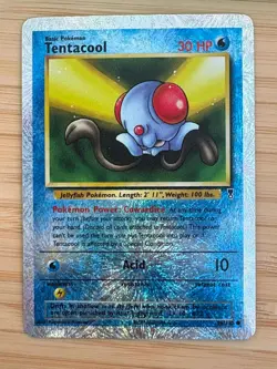 2002 Pokemon Legendary Collection Tentacool Reverse Holo #96/110 - Image 1