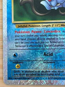 2002 Pokemon Legendary Collection Tentacool Reverse Holo #96/110 - Image 4