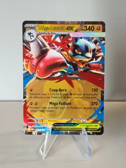 Carte POKEMON FR - Mega-Lucario Ex 077/132 Mega-Evolution - Image 1