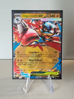 Carte POKEMON FR - Mega-Lucario Ex 077/132 Mega-Evolution - Image 3