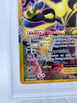 2016 Pokemon XY Fates Collide ALAKAZAM EX #125 | PSA 6 EX-MT | Full Art Secret - Image 4