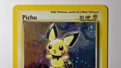 Pokemon TCG Pichu Holo Rare Neo Genesis 12/111 LP/EX Condition - Image 3