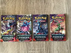 Pokemon Tcg,Temporal Forces,Booster Pack Factory Sealed New X 4 Packs. - Image 1