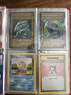Pokemon and Yu-Gi-Oh Card Binder Collection Vintage Cards - Image 3