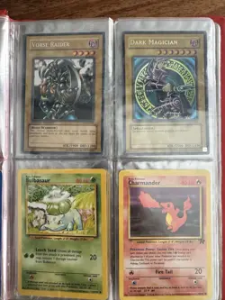 Pokemon and Yu-Gi-Oh Card Binder Collection Vintage Cards - Image 5