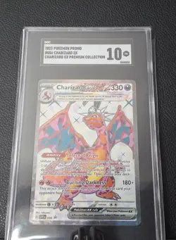 Pokemon 2023 Charizard EX SVP 056 Tera Promo GEM MT SGC 10 - Image 1