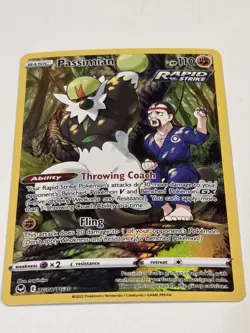 Pokemon Passimian TG08/TG30 SWSH12: Silver Tempest Trainer Gallery Ultra Rare Nm - Image 2