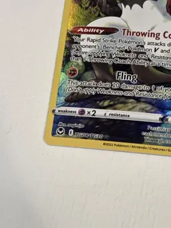 Pokemon Passimian TG08/TG30 SWSH12: Silver Tempest Trainer Gallery Ultra Rare Nm - Image 3