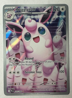 Wigglytuff Illustration Rare Phantasmal Flames Pokemon TCG 105/094 - Image 1