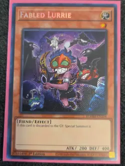 Yugioh! Fabled Lurrie - BLMM-EN104 - Secret Rare - 1st Edition Near Mint, Englis - Image 1