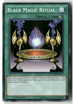 #YGLD-ENC32 - Black Magic Ritual - 1st Ed WB1 C Lightly played - Image 1