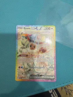 Eevee ex 167/131 Prismatic Evolutions Special Illustration Rare Pokemon - Image 1