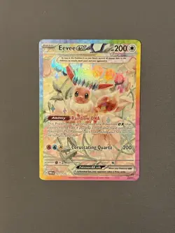 Eevee EX 167/131 Special Illustration Rare SIR Prismatic Evolutions Pokemon NM - Image 1