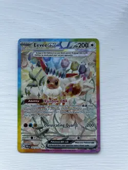 Pokemon Eevee ex Special Illustration Rare Holo 167/131 Sv: Prismatic Evolutions - Image 1