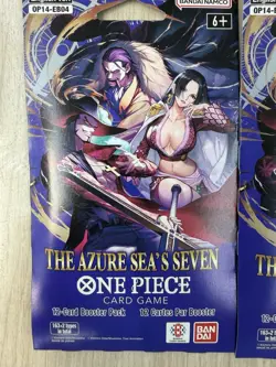 Lot Of 5 One Piece TCG: The Azure Sea's Seven Sleeved Booster OP-14 English - Image 4