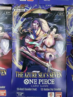Lot Of 5 One Piece TCG: The Azure Sea's Seven Sleeved Booster OP-14 English - Image 5