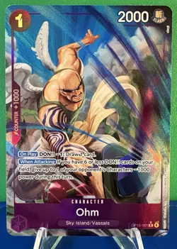 Ohm OP15-061 (Alt Art) - One Piece Adventure on Kami’s Island - Near Mint - Image 1
