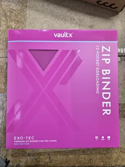 ME2 First Edition - Vault X 12 Pocket Exo-Tec Zip Binder - Phantasmal Flames NEW - Image 1