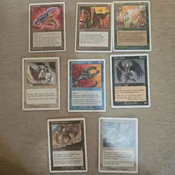 Magic The Gathering Mtg Rare Card Lot Fourth, Sixth & 7th - Image 1