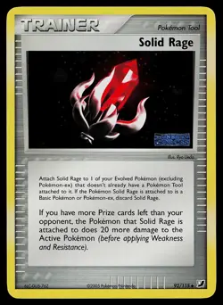 Pokemon Card - Solid Rage Unseen Forces 92/115 Reverse Holo Stamped - Image 1