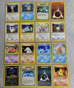 Neo Genesis 1st Edition Pokemon Card TCG Non Holo Bundle 2000 Rares Included x16 - Image 1