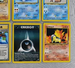 Neo Genesis 1st Edition Pokemon Card TCG Non Holo Bundle 2000 Rares Included x16 - Image 3