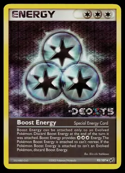 Pokemon Card - Boost Energy Deoxys 93/107 Reverse Holo Stamped - Image 1