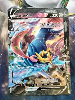 JUMBO Zacian V Union Oversized Card SWSH165 Black Star Promo Pokemon NM - Image 1