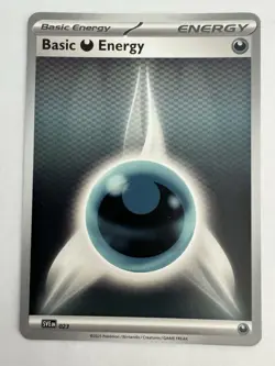 Darkness Energy #23 Scarlet & Violet White Flare Pokemon 2025 TCG Card - Image 1