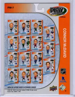 2024-25 Upper Deck Playmakers Connor McDavid Edmonton Oilers #PM-7 - Image 2