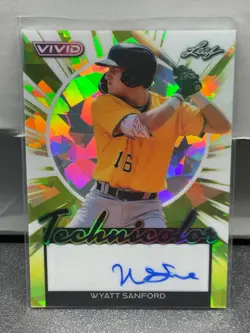 Wyatt Sanford Vivid Leaf /10 Auto RC Pirates - Image 1